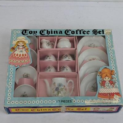 Vintage Toy China/Coffee Set, Tea Set, Complete
