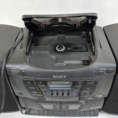 Vintage Sony CD Radio Cassette-Corder