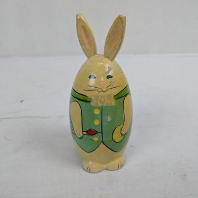 Vintage Bunny Nesting Doll