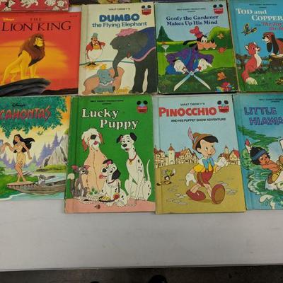 16 Disney Kids Books, Including 12 Disney's Wonderful World of Reading Books
