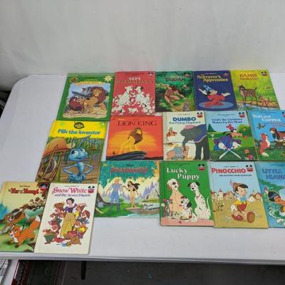 16 Disney Kids Books, Including 12 Disney's Wonderful World of Reading Books