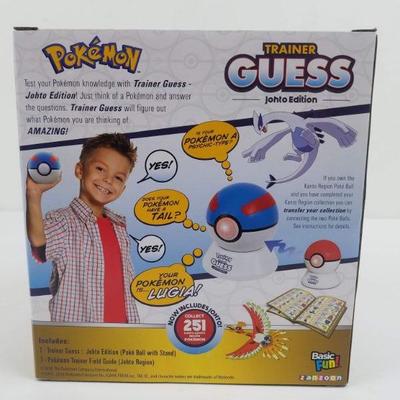 Pokemon Trainer Guess Guessing Game - New