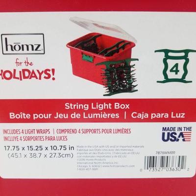 Homz for the Holidays String Light Box - New