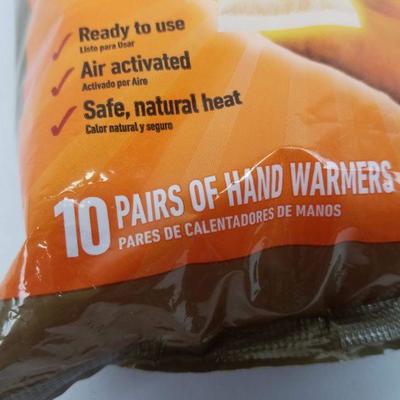 HotHands Hand Warmer Value Pack, 10 pairs of hand warmers - sealed - New