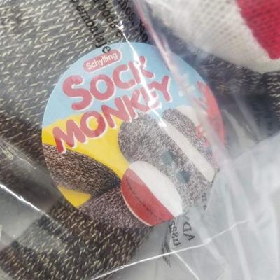 Sock Monkey Toy by Schilling, approx 20