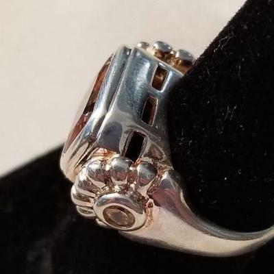 Large, Bold sterling ring.