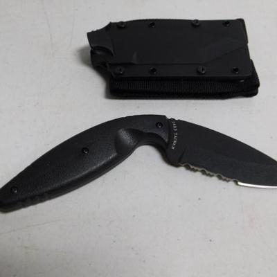 Kabar Serrated Tanto Knife Large TDI Law Enforcement with Sheath