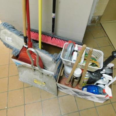 Set of Cleaning Tools and Supplies
