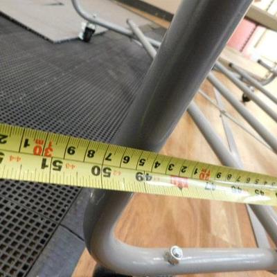 Commercial Metal Frame Mobile Display 54"x50"x57"