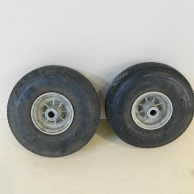Set of Two Dolly or Hand Truck Pneumatic Tires 4.10/3.50