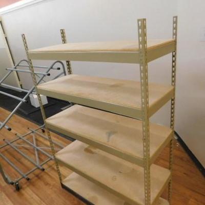 Unit #2:  Metal Frame Shelf Unit with 5 Shelves 48
