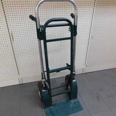 Commercial Combination Wheeled Cart and Hand Truck w/ Pnuematic Tires