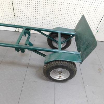 Commercial Combination Wheeled Cart and Hand Truck w/ Pnuematic Tires