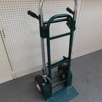 Commercial Combination Wheeled Cart and Hand Truck w/ Pnuematic Tires