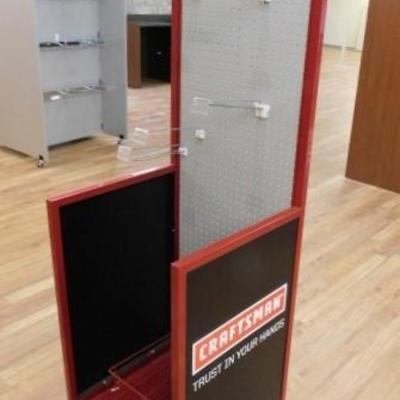 Craftsman Double Sided Mobile Display Rack 21