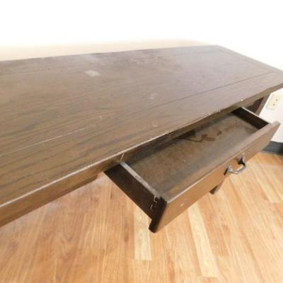 Wood Display Table with Drawer 69