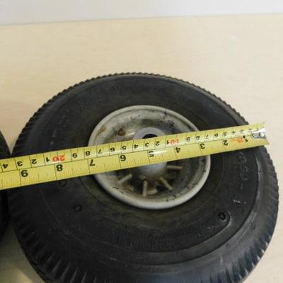 Set of Two Dolly or Hand Truck Pneumatic Tires 4.10/3.50