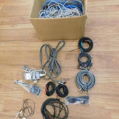 Box Lot of Cabling and Wire