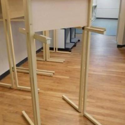 Unit #1 Metal Frame Double Sided  Display with Laminate Light Box 33"x27"x79"