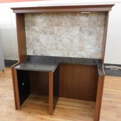 Unit #1:  Contemporary Design 4-Sided Appliance Display Faux Marble Top  64