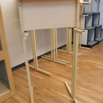 Sided Unit #4 Metal Frame Double Display with Laminate Light Box 33"x27"x79"