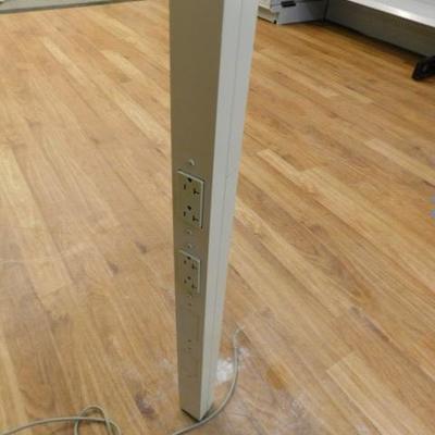 Set of 5 Floor-to-Ceiling Electrical Cabling Posts with Outlets (See Below)