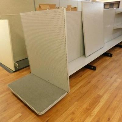Gondola 4 Panel Display with Shelves and End Cap Displays 16'x5'