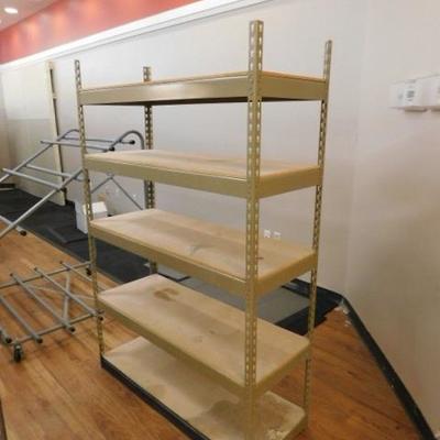 Unit #1:  Metal Frame Shelf Unit with 5 Shelves 48