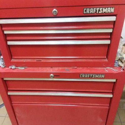 Craftsman Double Stack Tool Box with All Contents Included