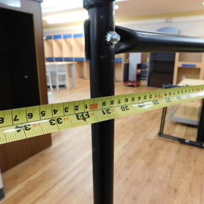 Unit #2:  Commercial Black Metal Frame Display Rack  31"x31"x54" (Unassembled)