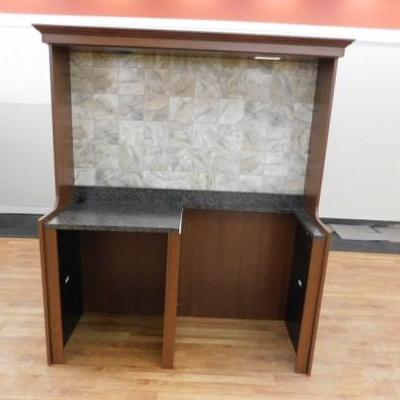 Unit #1:  Contemporary Design 4-Sided Appliance Display Faux Marble Top  64