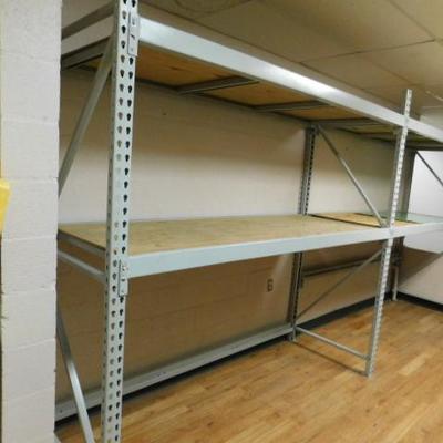 Unit #3:  Two Section Commercial Pallet Racking Double Shelf 16'x8'.