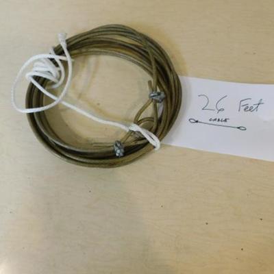 26' Linear of Thick Aviator Wire with Plastic Coating
