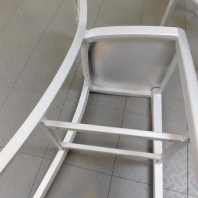 Set of Two Commercial Grade Aluminum Tube  Elevated Chairs 24