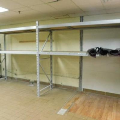 Unit #4:  Two Section Commercial Pallet Racking Double Shelf 16'x8'.