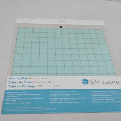 2 Silhouette Cutting Mats, 12x12in - New