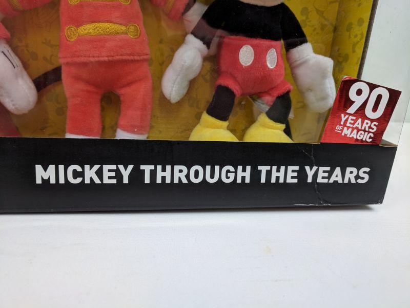 Mickey Mouse 90th Anniversary Through the Years, Plush Collector Box Set - New | EstateSales.org