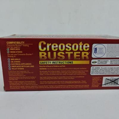 Chimney Cleaning Fire Log, Creosote Buster, One Firelog - New