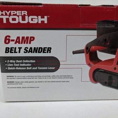 Hyper Tough 6-AMP Belt Sander - New 