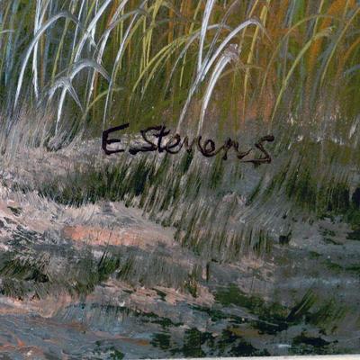 Original Acrylic Painting on Canvas Signed E. Stevens 20 x 24 - A-003