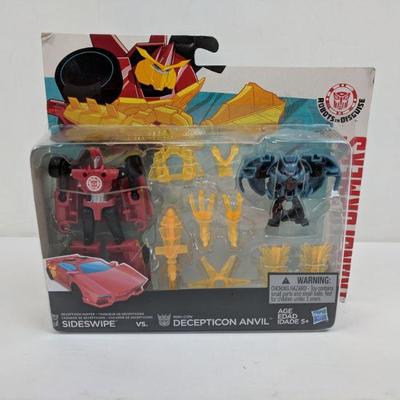 Transformers, Decepticon Anvil vs. Sideswiper, Age 5+ - New