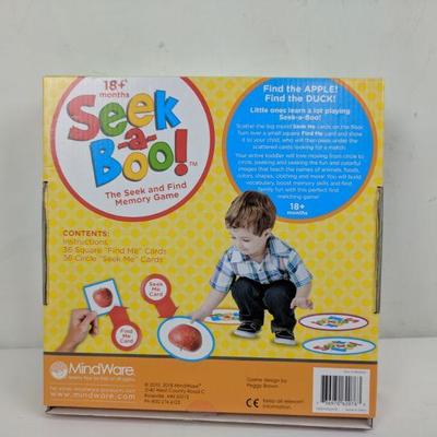 2 Toddler Games, Seek-a-Boo! & Shape Shuffle - New