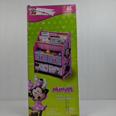 Minnie Mouse Book & Toy Organizer - New