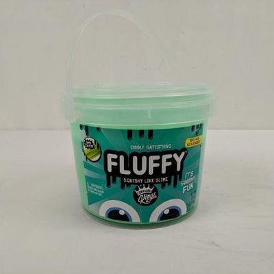 1.79 lb Fluffy, Mint Color, Squishy Like Slime, Oddly Satisfying - New