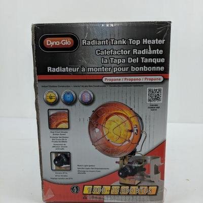 Radiant Tank Top Heater, Dyna-Glo - New