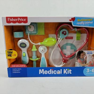 Medical Kit, Fisher-Price, 3-6 Preschool - New