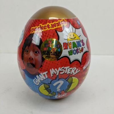 Ryan's World Giant GOLD Mystery Egg - New