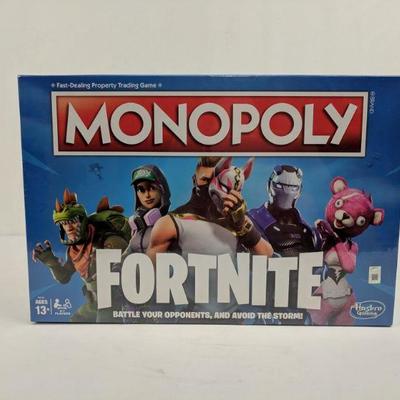 Game, Monopoly Fortnite, Ages 13+ - New