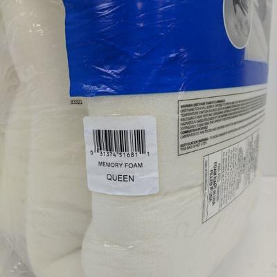 Queen Memory Foam Mattress Topper - New