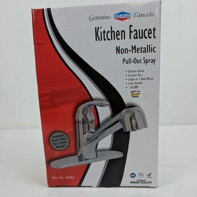 Kitchen Faucet, Non-Metallic Pull Out Spray - New